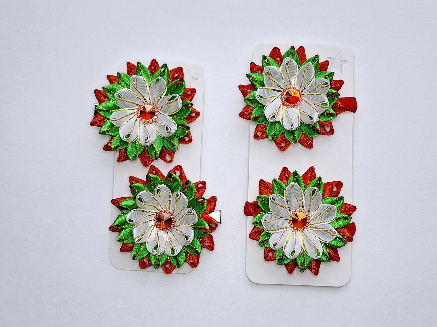 Rinkinukas raudona žalia, balta