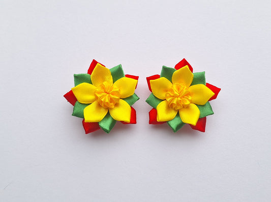 Sagučiai į plaukus  - trispalvė.