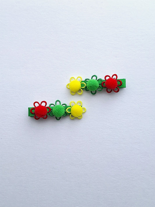 Sagučiai į plaukus  - trispalvė.